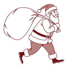 Winter Walk of a Cheerful Gnome