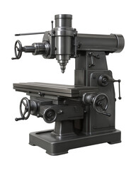 Fototapeta premium Adjustable universal milling machine for horizontal and vertical use in a technical school.