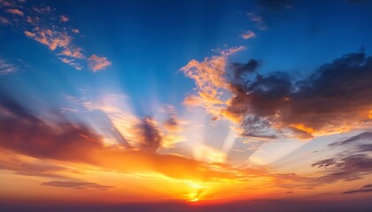 Sunset Sky Background