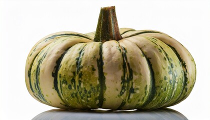 Studio Shot Of A Nice Ornamental Pumpkin On Pure Transparent Png