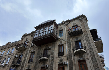 Fototapeta premium A view from Baku, the capital of Azerbaijan.