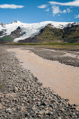 Glacier landscape in Iceland