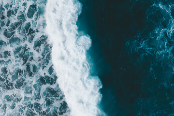 waves on the beach
