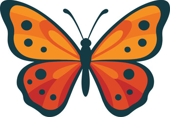 butterfly on white background Monarch Butterfly Vector Orange Black Isolated
Orange and Black Butterfly Wings Icon Design
Colorful Monarch Butterfly Vector Illustration
Orange Black Butterfly Insect 