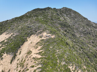愛媛県愛南町　由良岬御所跡　遠景