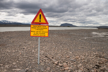 Street sign in Iceland