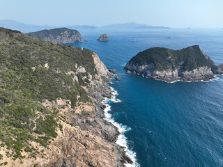 愛媛県愛南町　由良岬御所跡と由良岬灯台