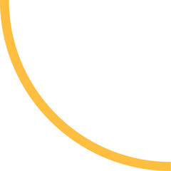 Hand Drawn Arc and Angle Doodle OR Curved Geometric Marker Icon