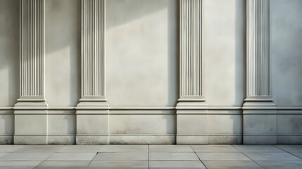 architectural detail of columns