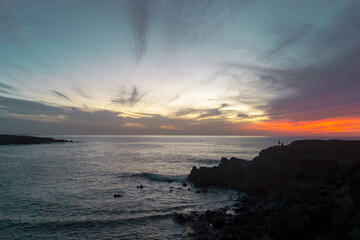 Fototapeta premium Colorful Dusk by El Golfo Coast