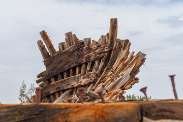 Shipwreck Woodwork Details Lanzarote © WildFrame