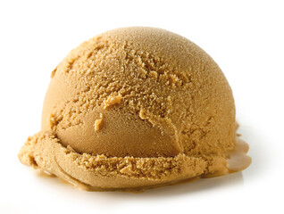 caramel flavor ice cream scoop