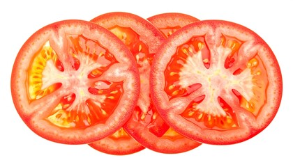 Tomato Slices - Fresh, Vibrant, and Ready to Enhance Your Culinary Creations.