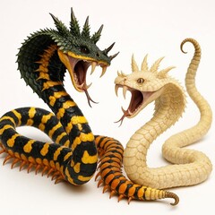 Obraz premium Stingerpentosaurus on a white background