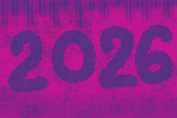 New year celebration 2026 illustration