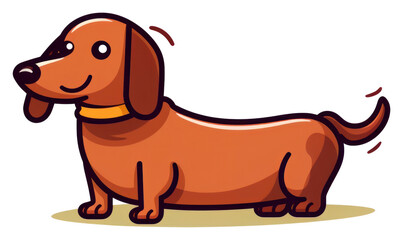 PNG Brown dog cartoon animal mammal.