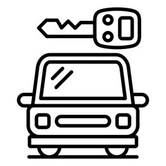 Car Key Icon