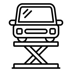 Hydraulic Car Icon
