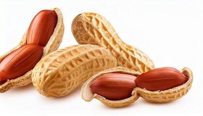 Falling Ripe Peanut Butter Fruits On White Background Full Depth Of Field Transparent Background