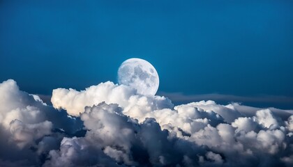 Full Moon And Clouds