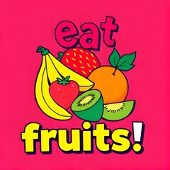  Illustration: "Eat Fruits!"
