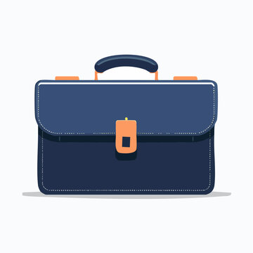 Illustration vectorielle minimaliste d&rsquo;une mallette de pouvoir
