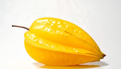 Ripe Yellow Starfruit - A Close-Up of Exotic Fruit.