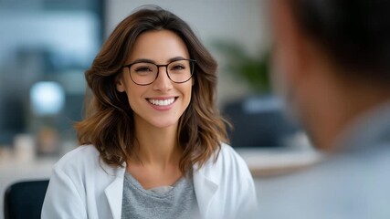 Patient sitting across from physician reviewing examination results with mixture of nervous anticipation and cautious optimism, symbolizing human emotion in healthcare, professional trust, and - Powered by Adobe