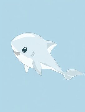 Cartoon baby shark