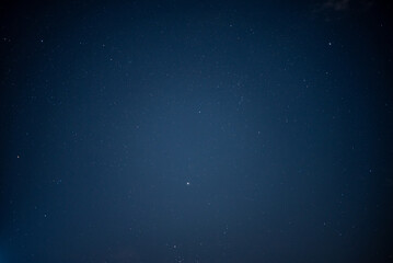 Starry night sky with twinkling stars