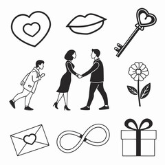 minimal black white icons couple handshake.svg