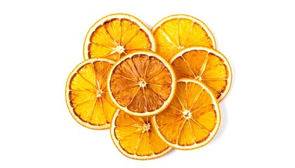 Dried Orange Slices - A Vibrant Citrus Still Life.