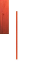 Red exotic of mahogany tree. Vertical mordanted plank and board, medium height size.