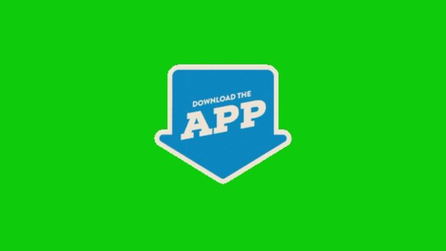 App sign with arrow