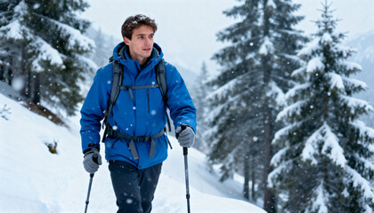 Winter Mountain Trek