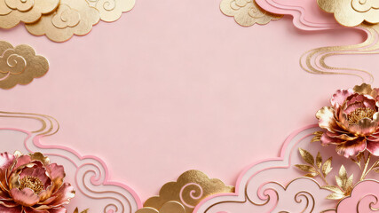 Chinese New Year Horse Theme background