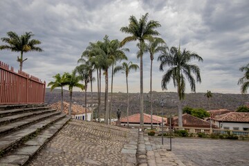 Juscelino Kubitschek Square in the city of Diamantina, Minas Gerais, Brazil.