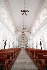Beautiful Cathedral of Saint Anthony, located in the city of Diamantina, Minas Gerais, Brazil.