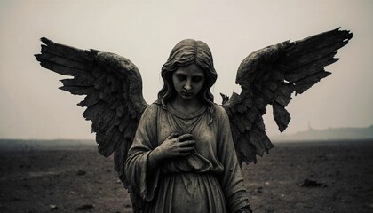 Silent Angel in Desolate Land