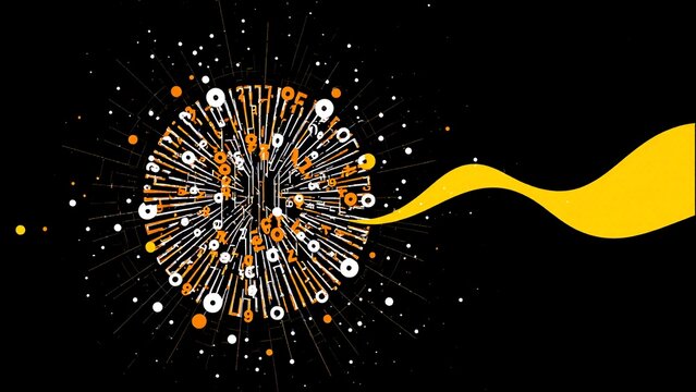 Digital Data Burst Explosion - Powered by Adobe