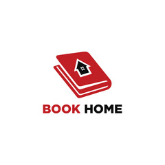 Book Home Logo Vector Simple