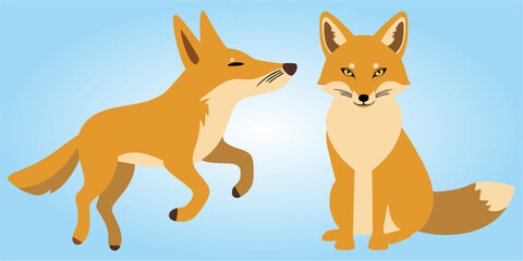Coyote cartoon vector.eps