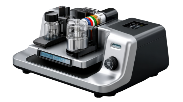 Precision Lab Equipment: This image portrays cutting-edge laboratory apparatus, designed for advanced scientific study, reflecting innovation and technological advancement in the field of science. 