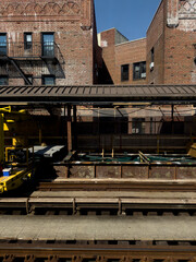 Subway station construction site repairs