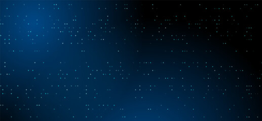 Abstract blue glowing pixel dot pattern background