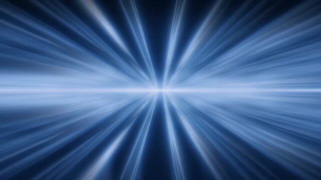 Blue Abstract Speed Light Burst Background