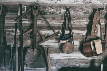 Old Time Mining Tools, Coloma Reenactment