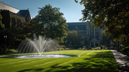 fountain in the park