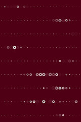 Obraz premium Abstract geometric pattern with subtle light gears and dots on a dark red background, creating a modern technological design.