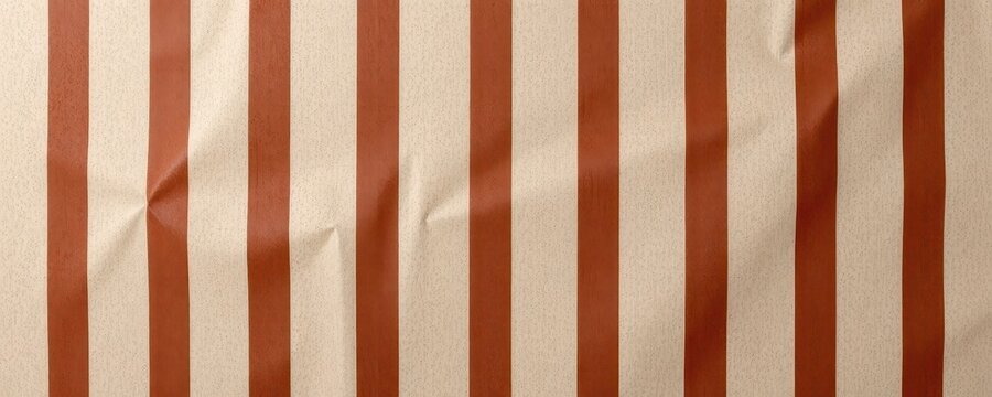 Row of parallel brown stripes on a light brown textured surface, neutral colors, template
